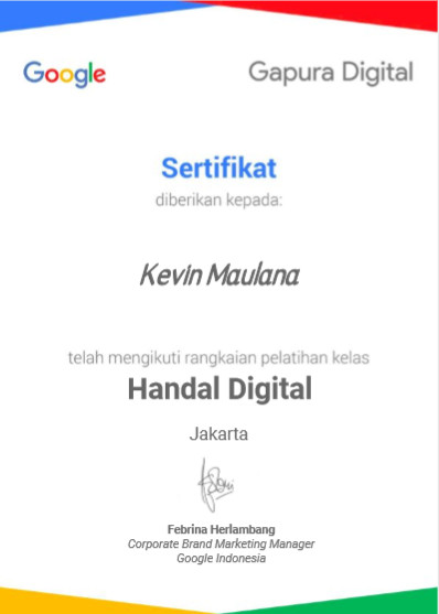 Handal Digital - Kevin Maulana